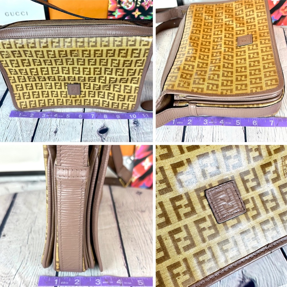 FENDI vintage Zucca canvas crossbody bag - Picture 15 of 15